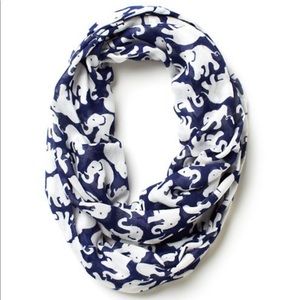 Elephant print infinity scarf